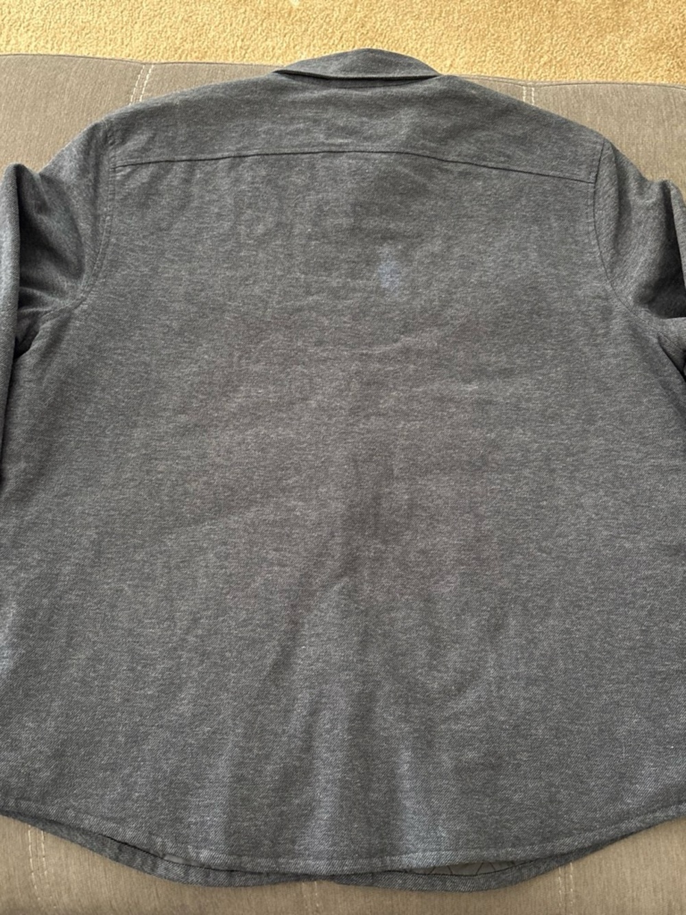 Original penguin man’s dark gray sweatshirt with quilted lining. XXL - Picture 2 of 9